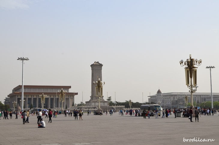 площадь в центре пекина